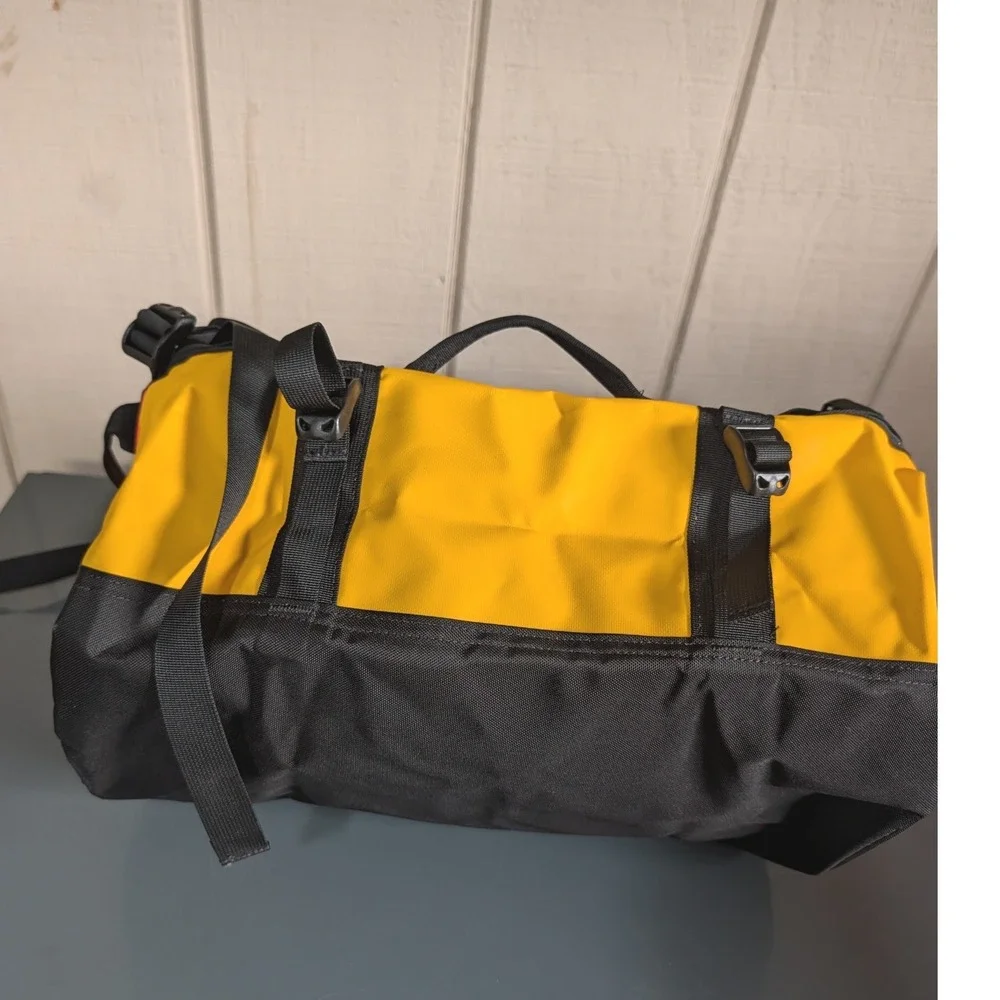 The North Face Base Camp Duffel XS 31L Summit Gold Red Purple Backpack Straps